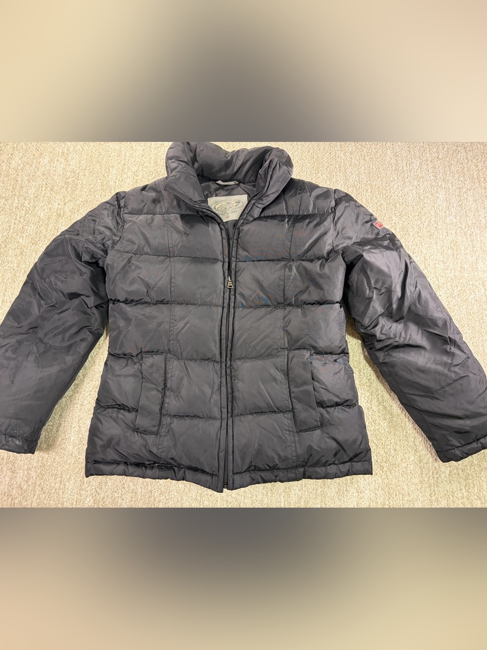 Guess Vintage Y2K Black Quilted Puffer Jacket